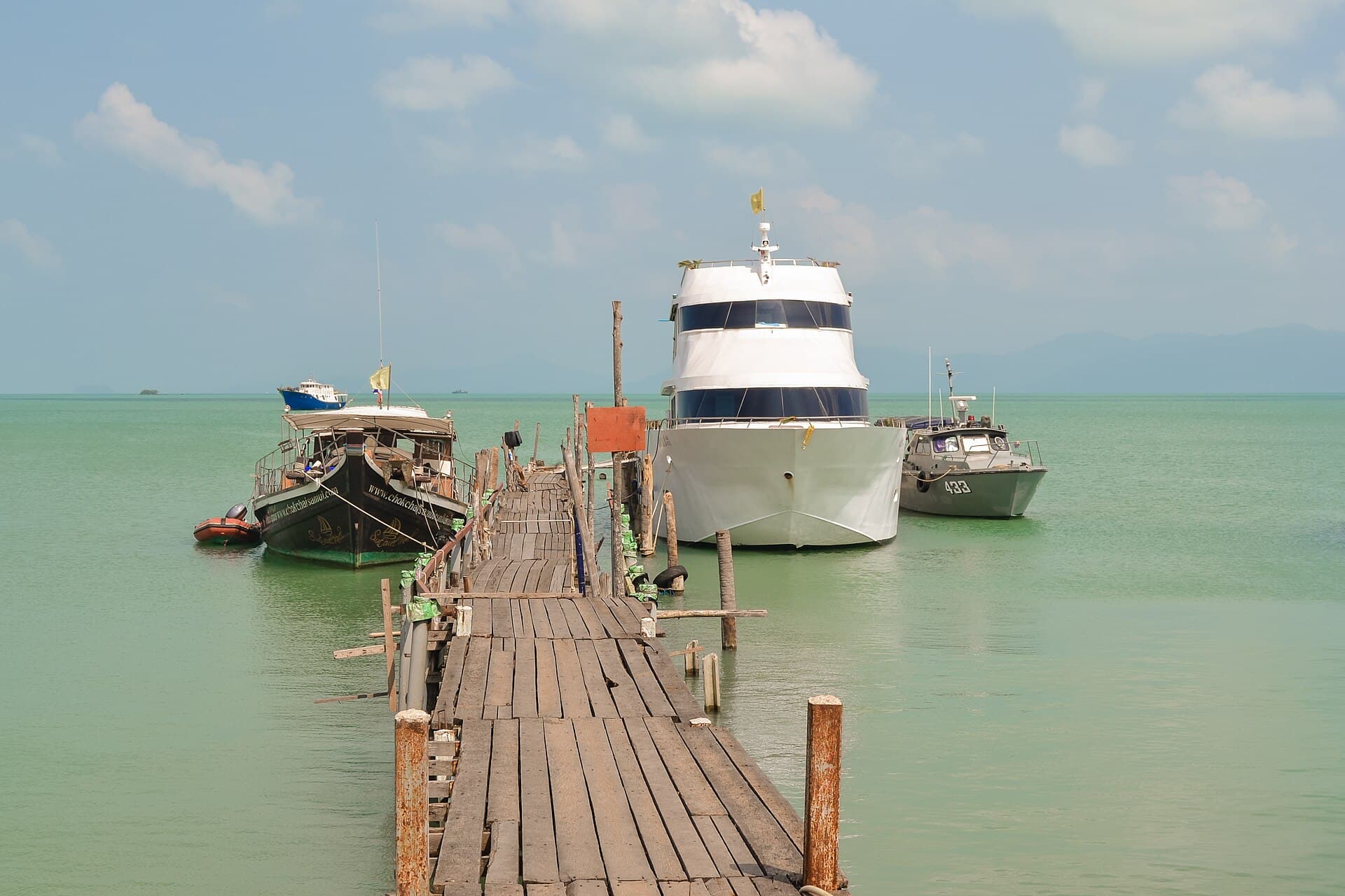 Pier at Bophut on Koh Samui